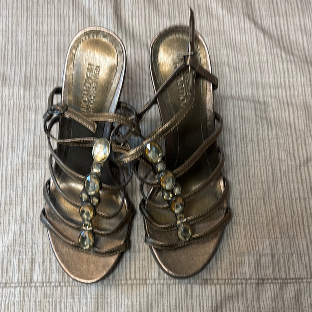 Kenneth Cole Reaction Brown Sandals Gladiator Style